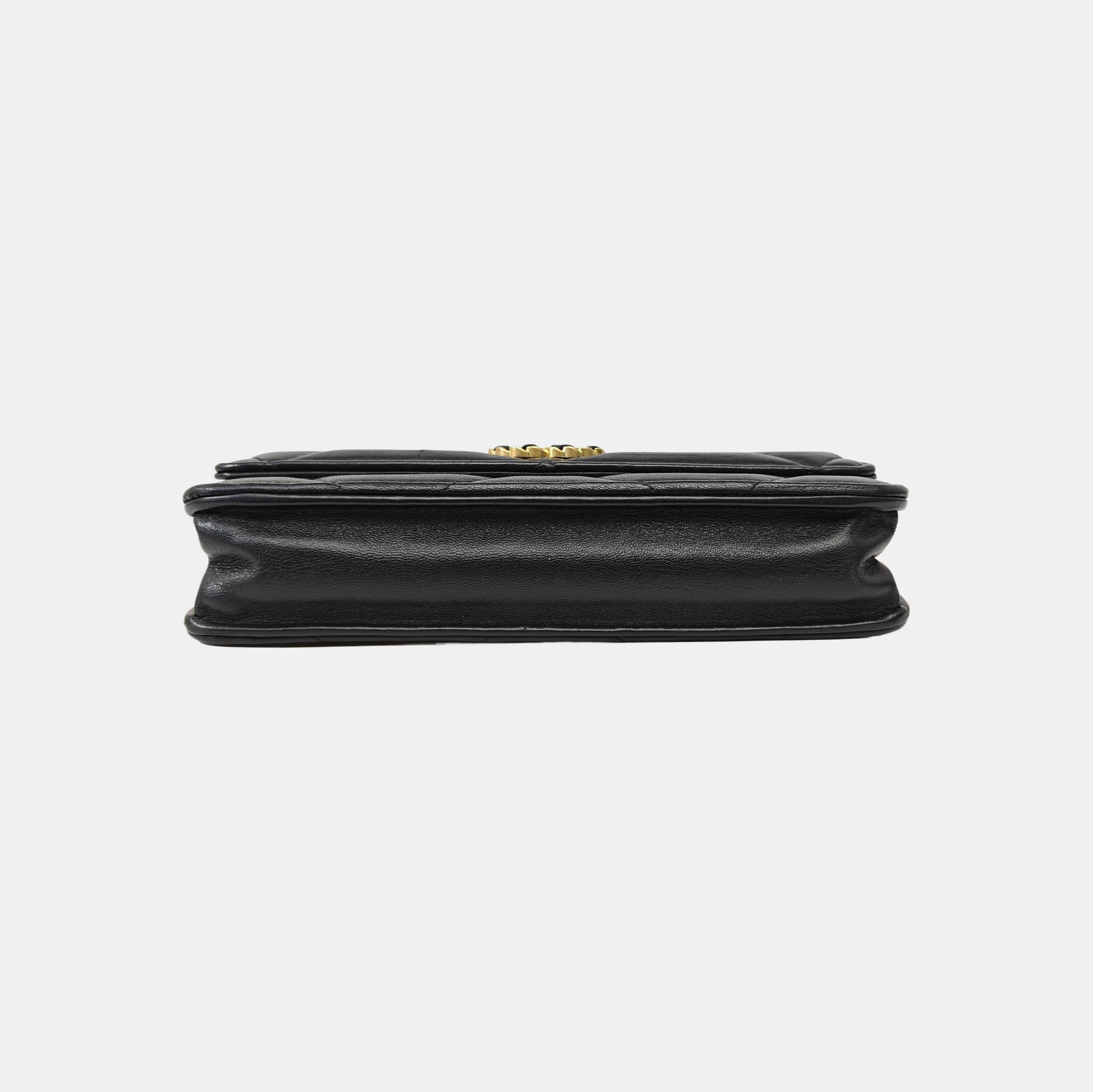 CHANEL 19 WOC Quilted Lambskin Black