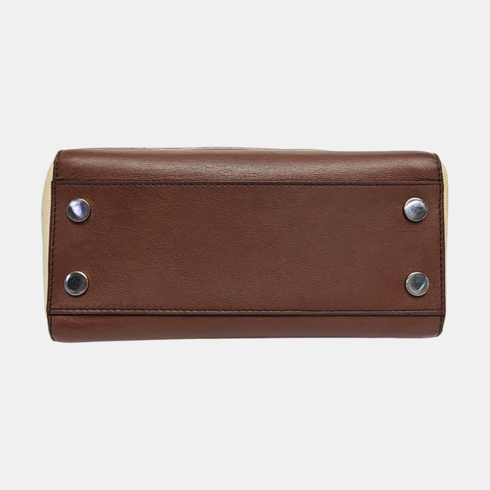 Calfskin Shoulder Bag Beige