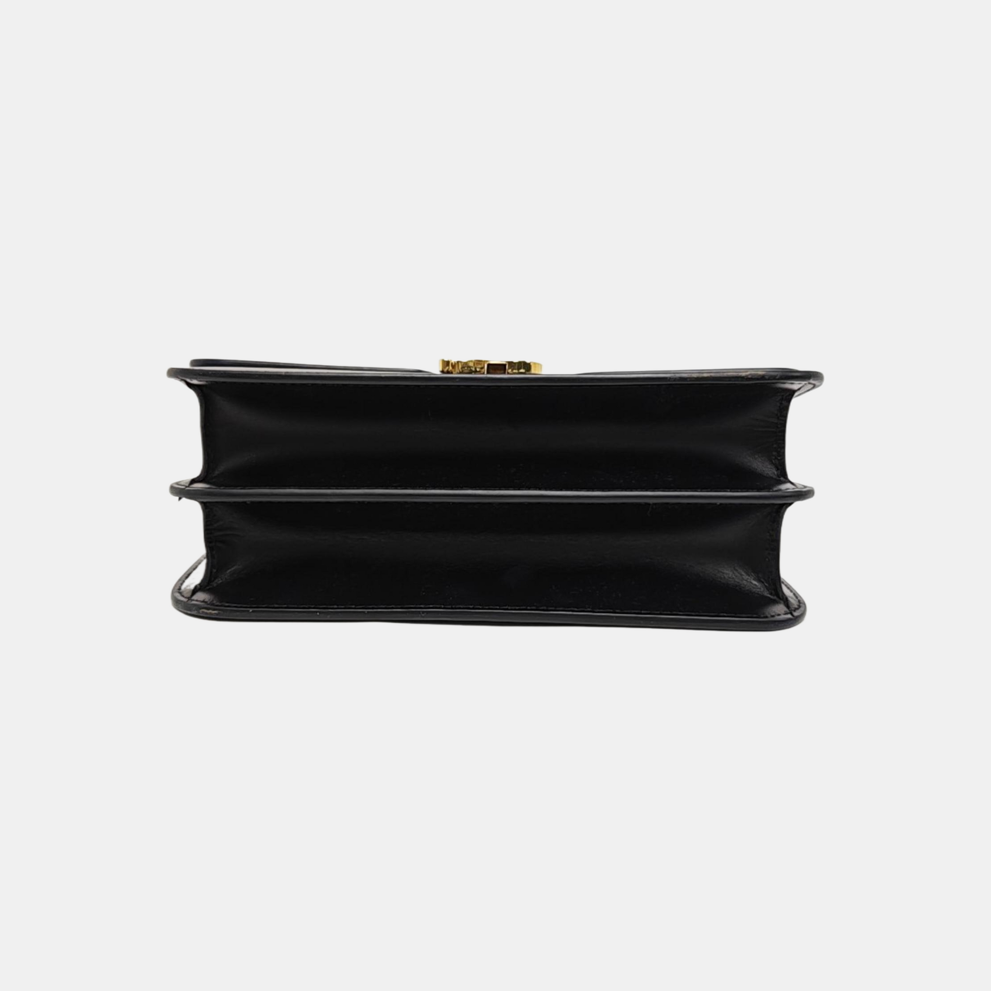 TB Small Calfskin Black