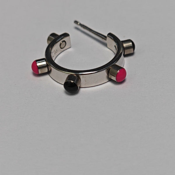 Metal Silver Stud Earrings