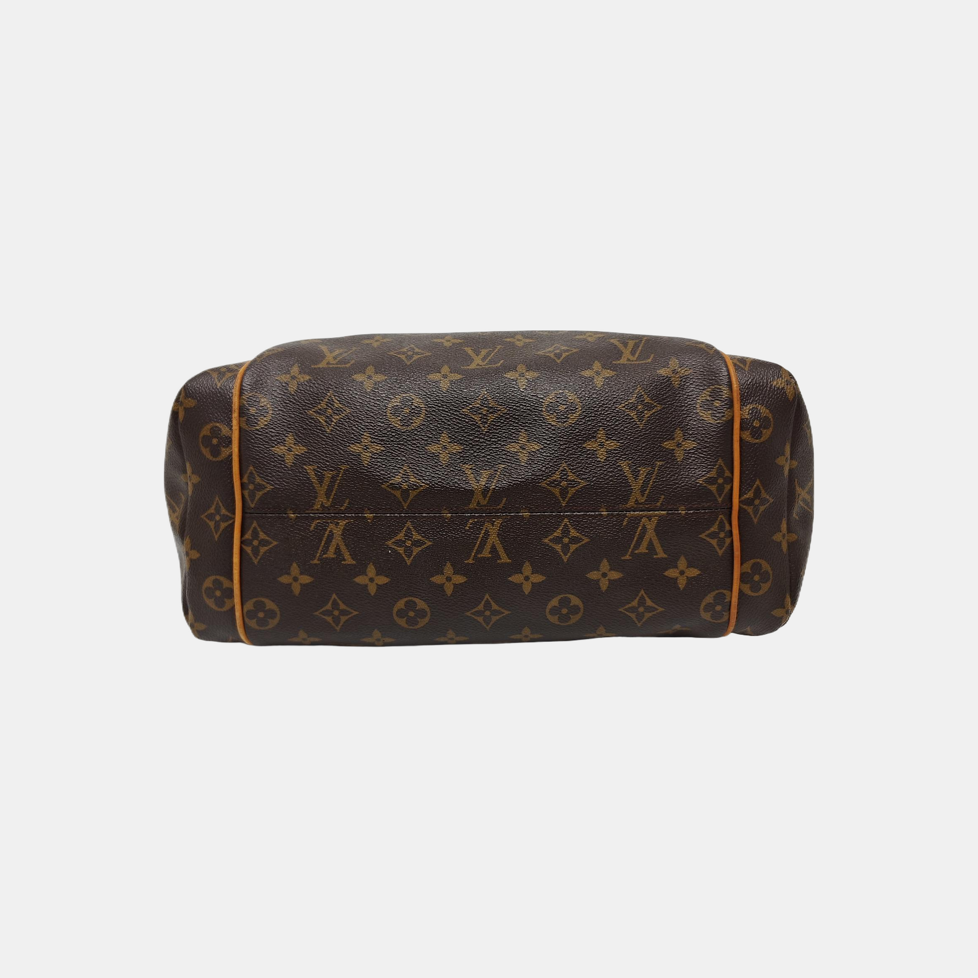 TOTALLY MM Monogram Coated Canvas Brown