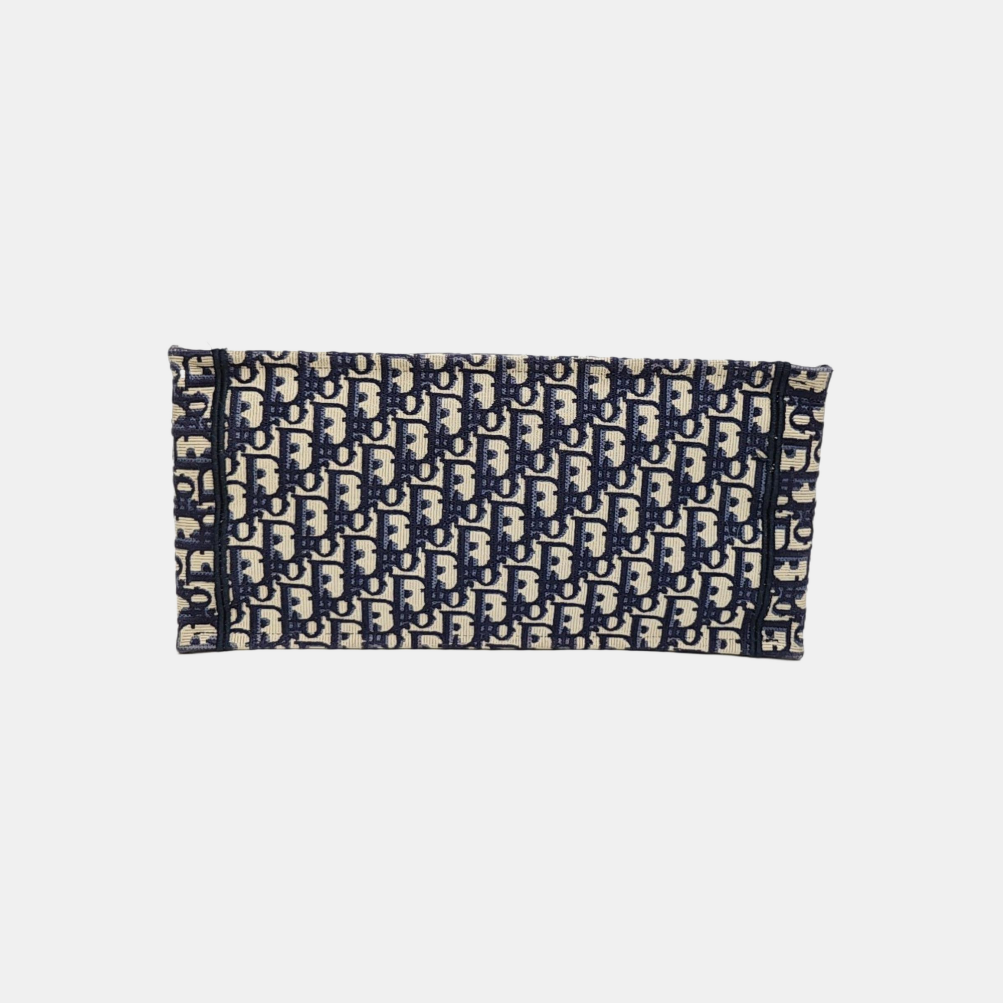 Book Tote Medium Oblique Canvas Blue