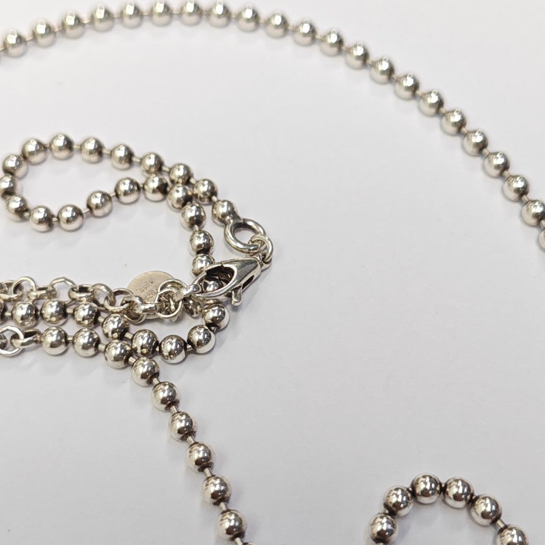 Interlocking G 925 Sterling Silver Necklace