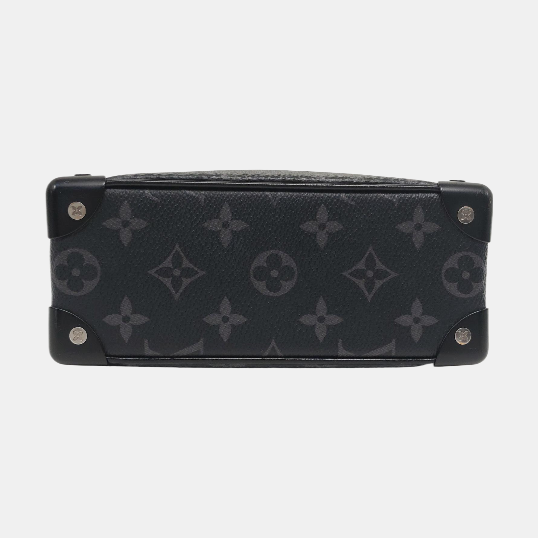 SOFT TRUNK Mini Monogram Coated Canvas Black