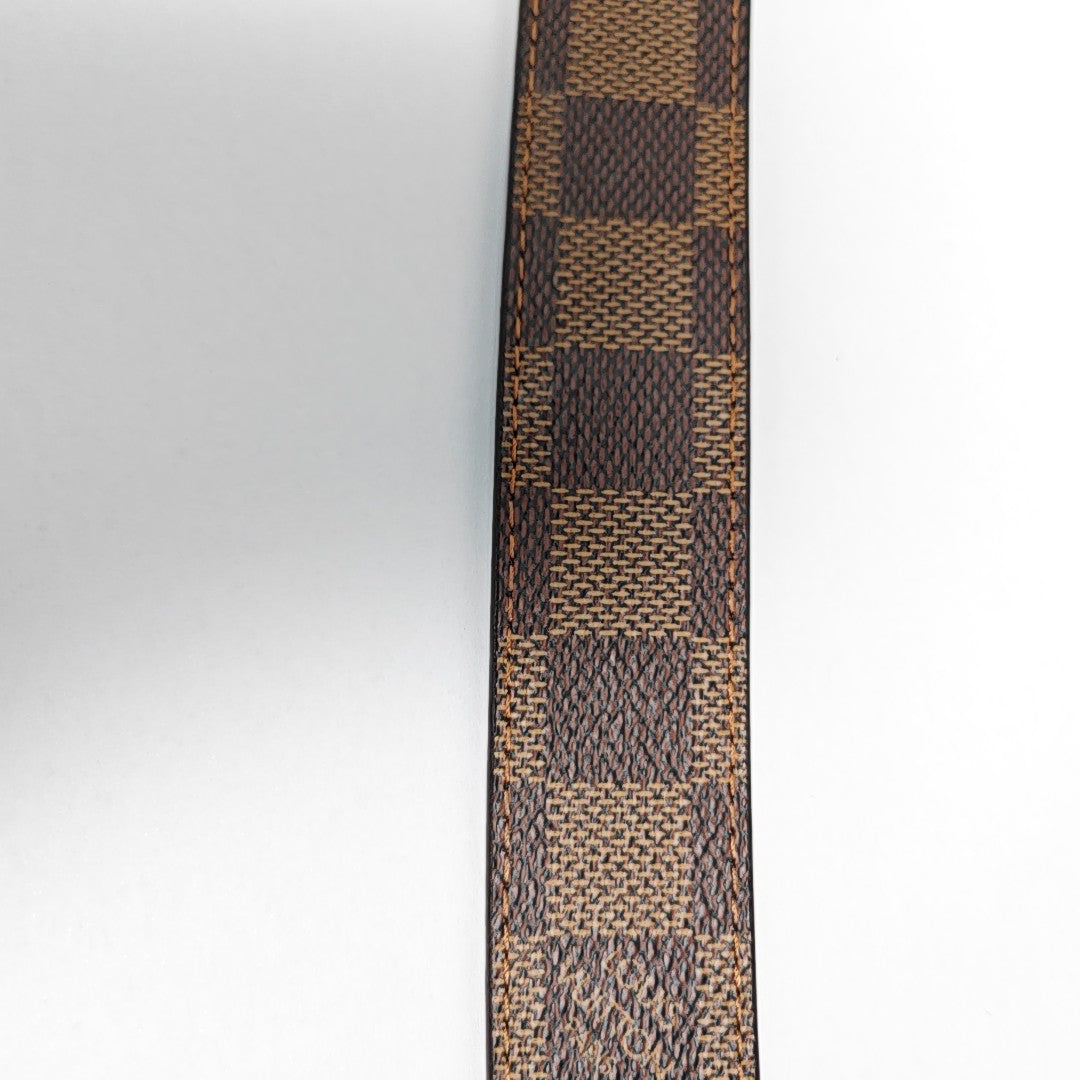 Coated Canvas Belt Brown