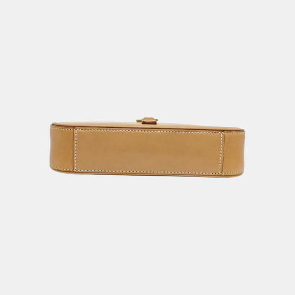 Calfskin Top Handle Bag Brown