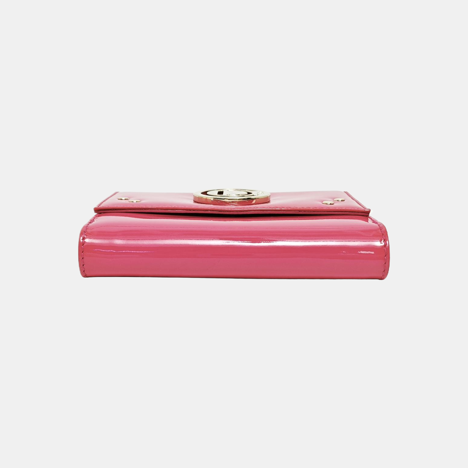 Patent Leather Wallet Pink