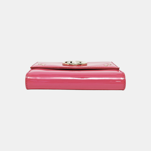 Patent Leather Wallet Pink