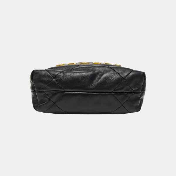 CHANEL 22 Mini Quilted Calfskin Black