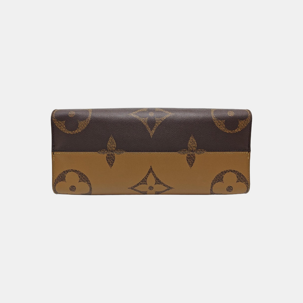 ONTHEGO MM Monogram Coated Canvas Brown