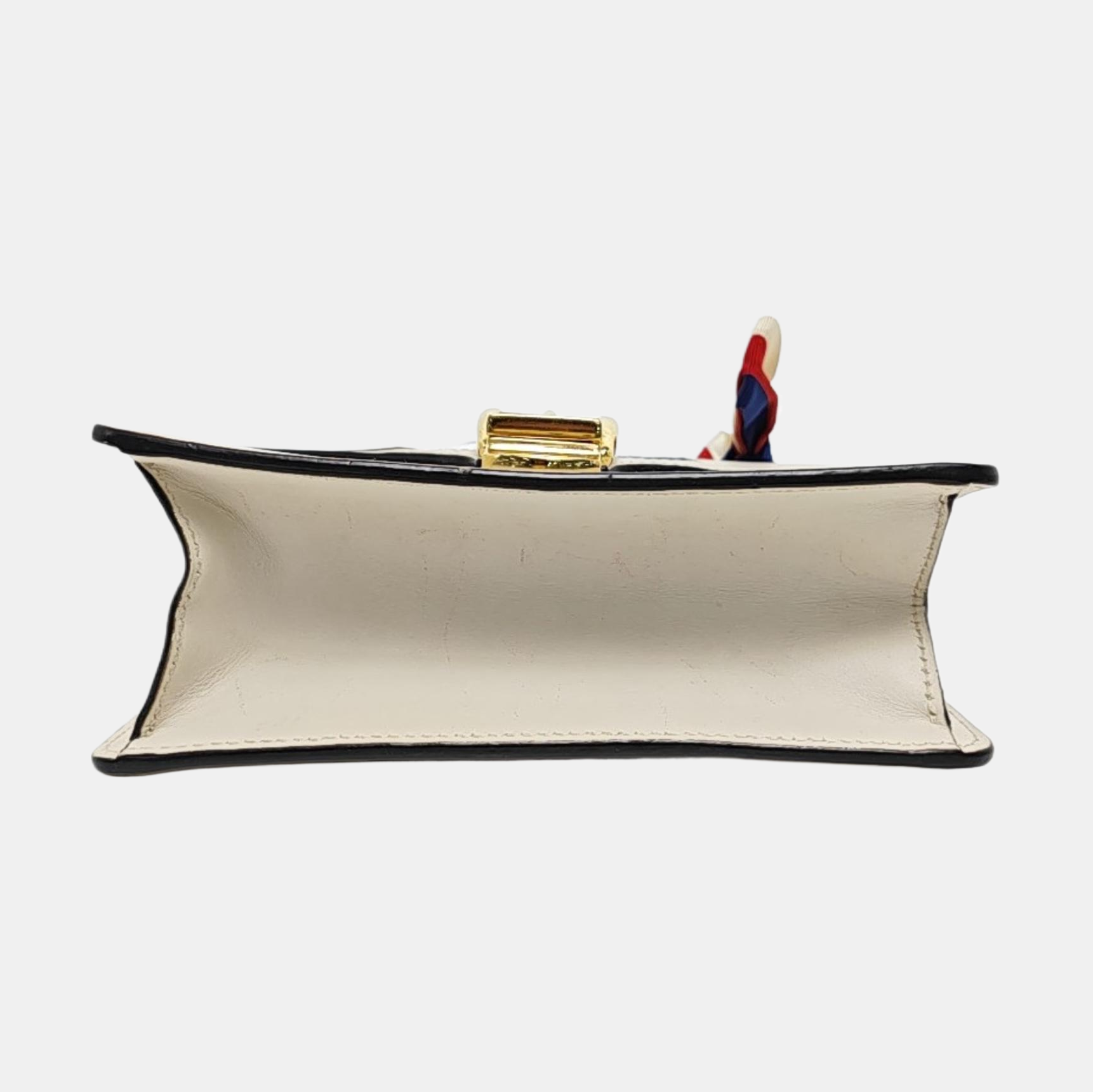 Authenticated pre-owned  Sylvie Mini Calfskin White - Shoulder Bag at Looply