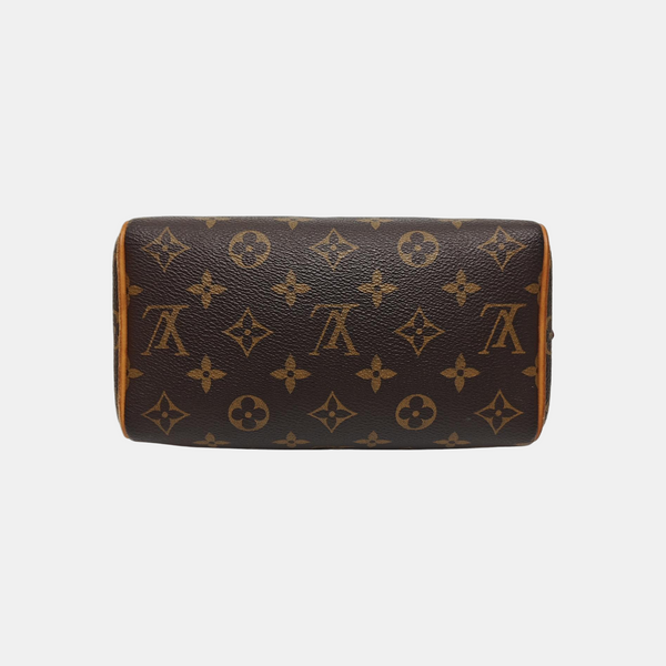 SPEEDY 20 Monogram Coated Canvas Brown