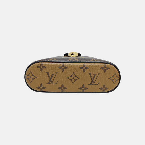 Vanity Chain Pouch Monogram Coated Canvas Brown