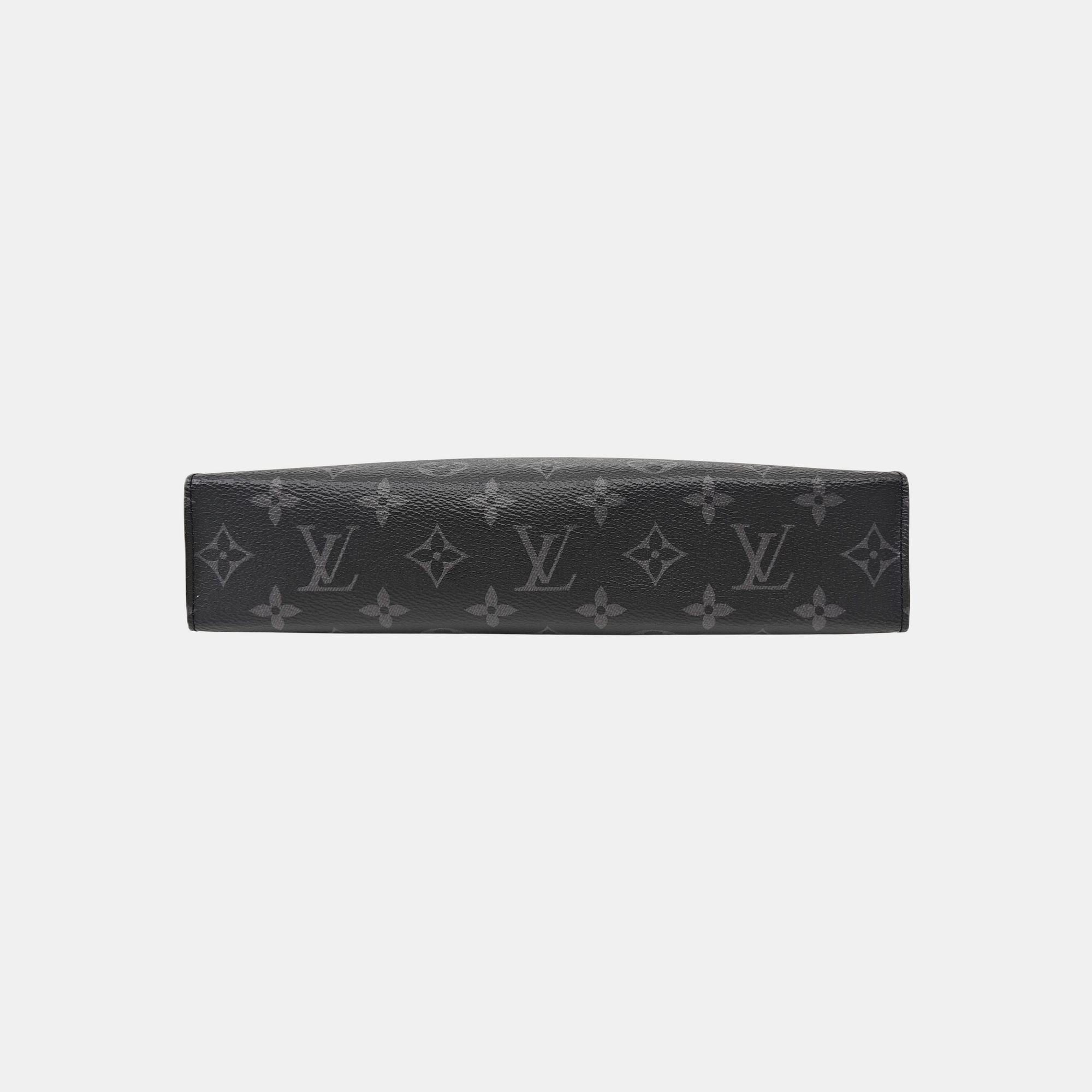 Pochette Voyag MM Monogram Coated Canvas Black