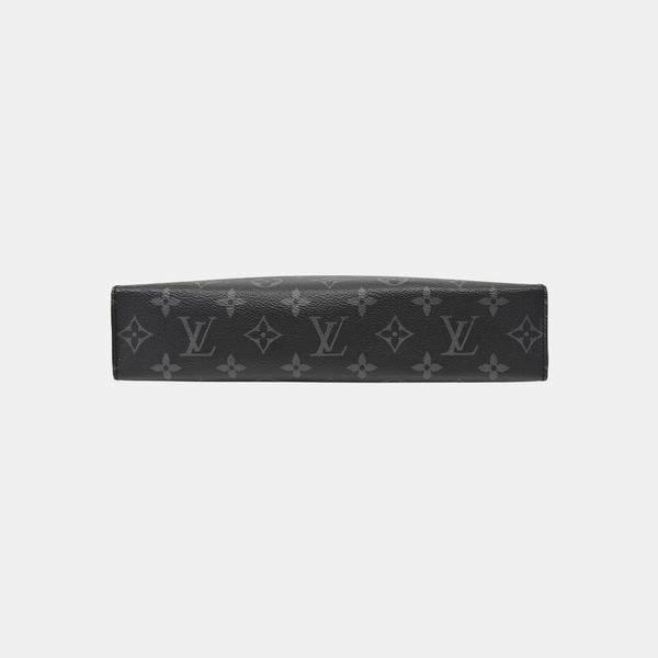 Pochette Voyag MM Monogram Coated Canvas Black