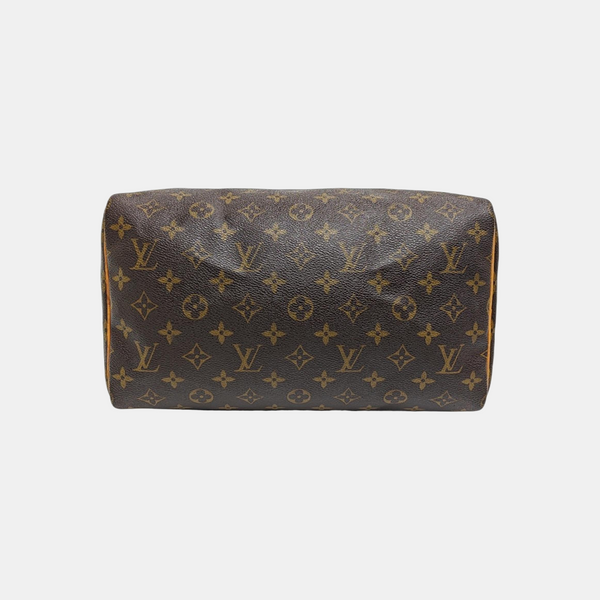 SPEEDY 30 Monogram Coated Canvas Brown