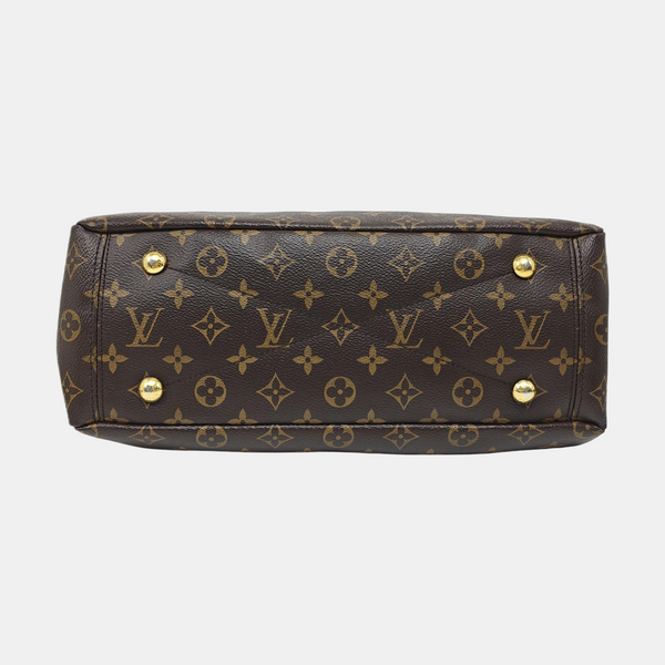 PALLAS MM Monogram Coated Canvas Brown