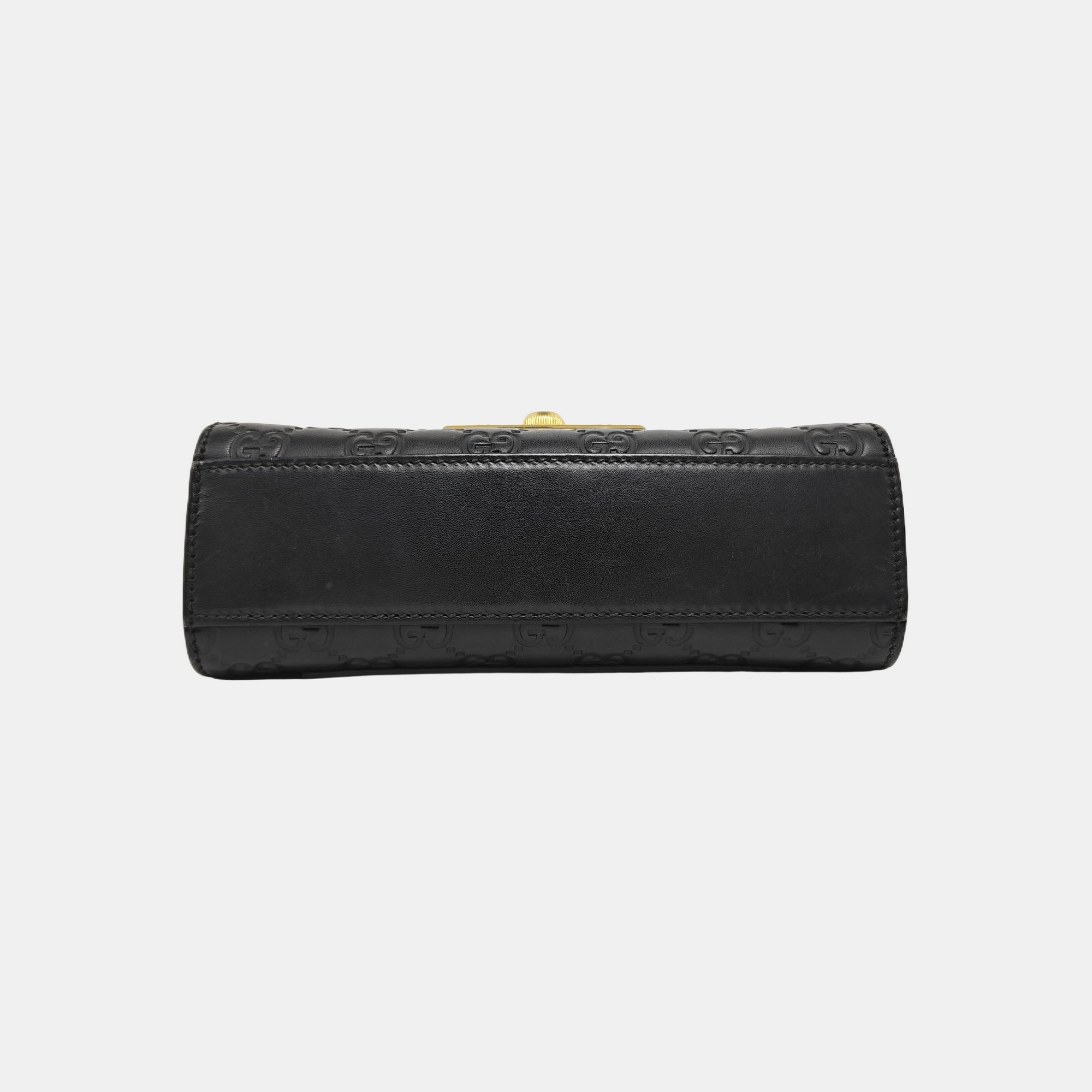 Padlock Small Monogram Calfskin Black
