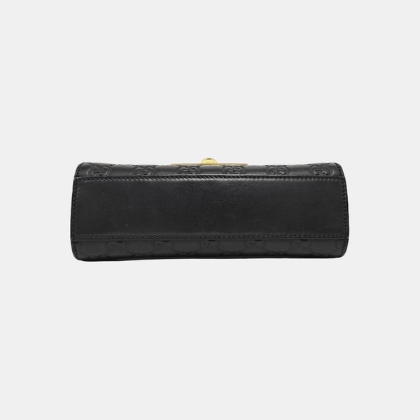 Padlock Small Monogram Calfskin Black