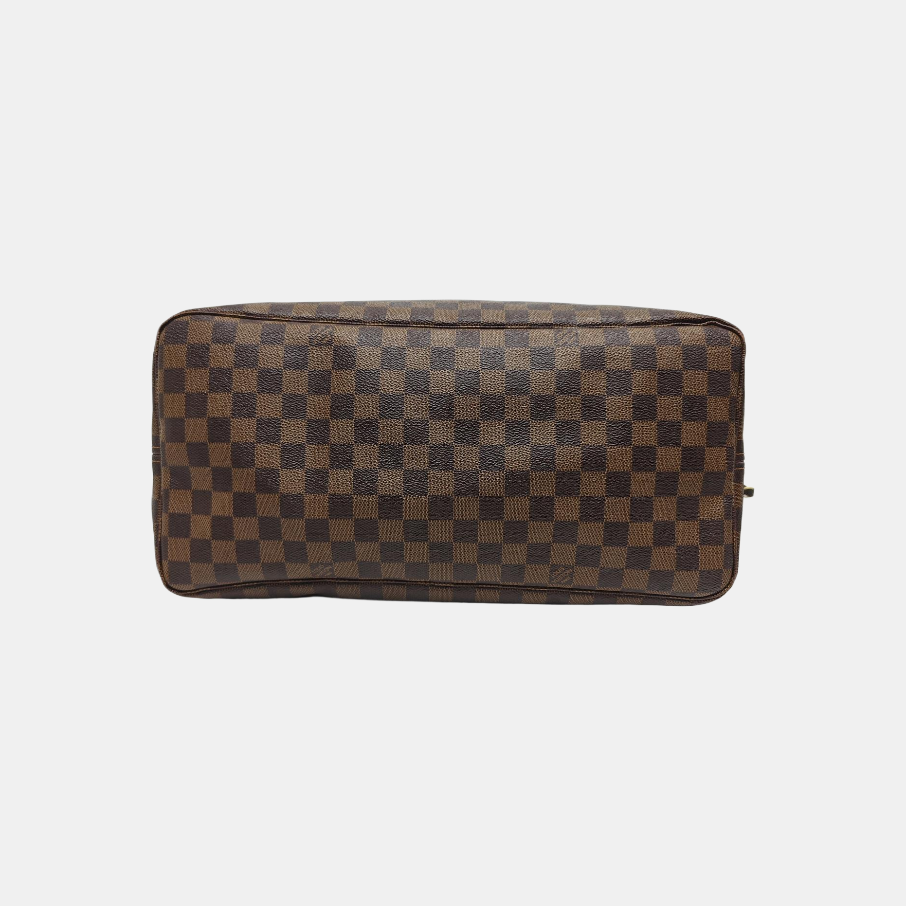 NEVERFULL GM Damier Ebene Coated Canvas Brown