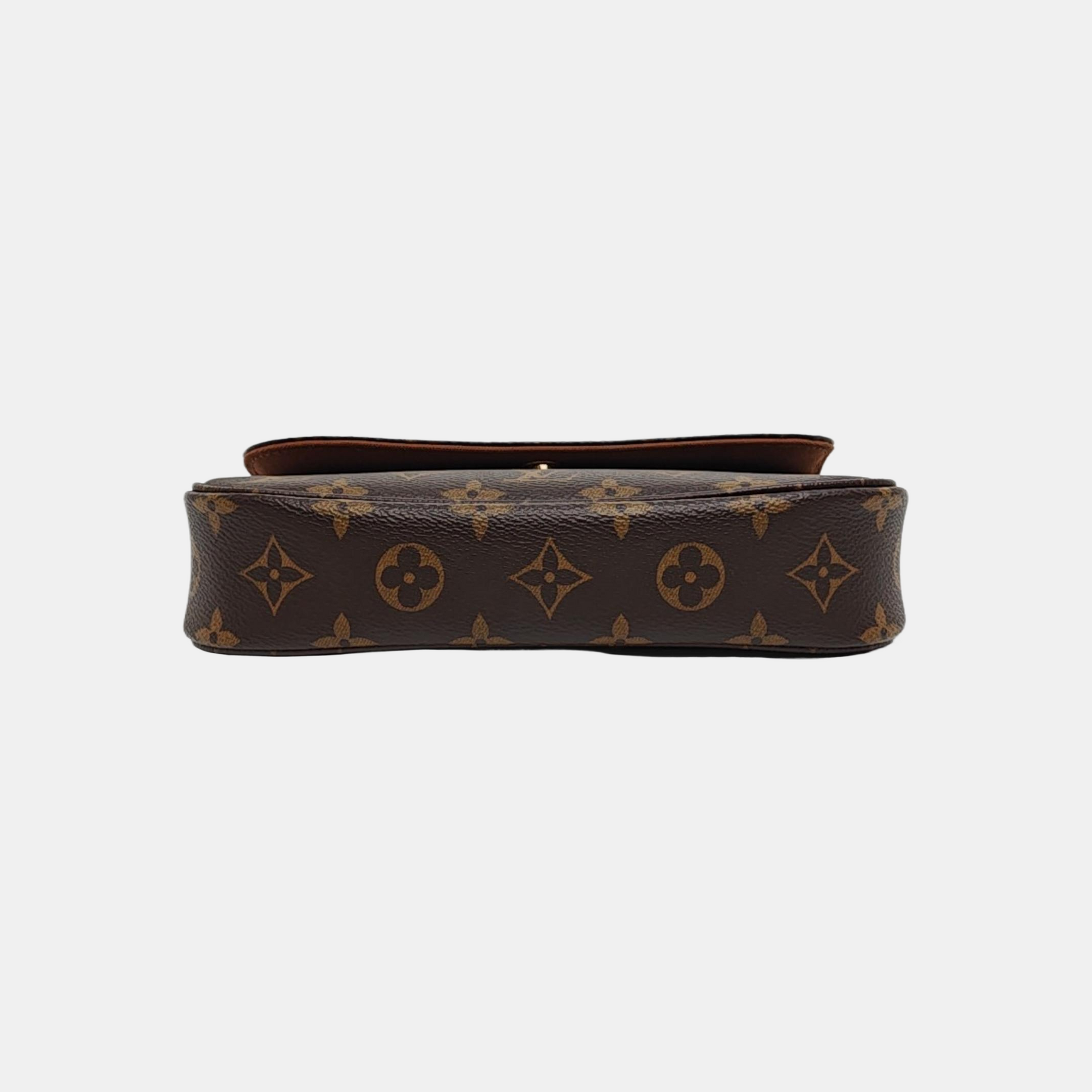 IVY Monogram Coated Canvas Brown