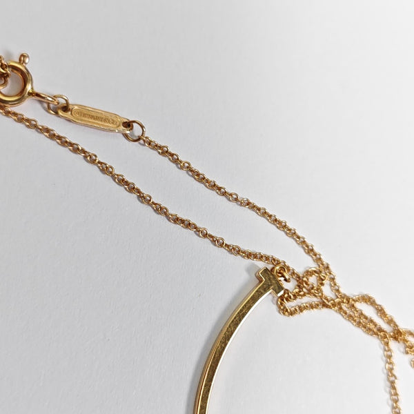 Tiffany T 18k Rose Gold Necklace