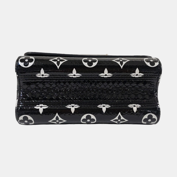 TWIST PM Monogram Python Black