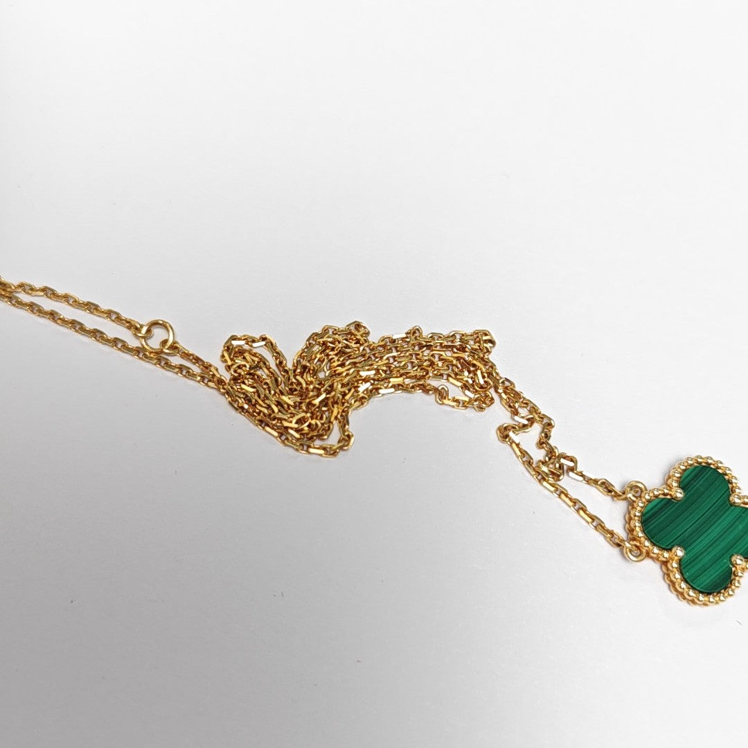 Vintage Alhambra 18k Gold Necklace