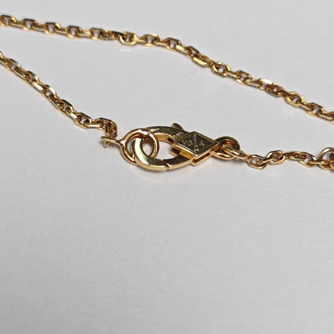Vintage Alhambra 18k Gold Necklace