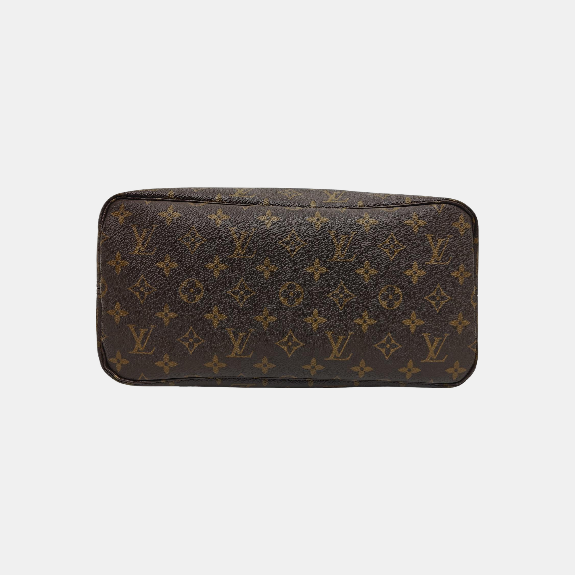 NEVERFULL MM Monogram Coated Canvas Brown