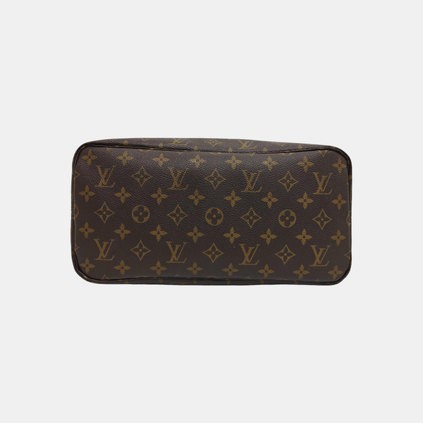 NEVERFULL MM Monogram Coated Canvas Brown