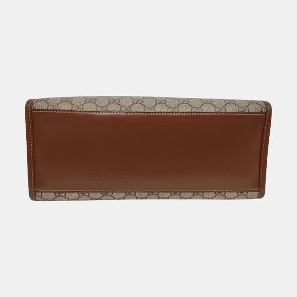 Retro Small Monogram Coated Canvas Brown