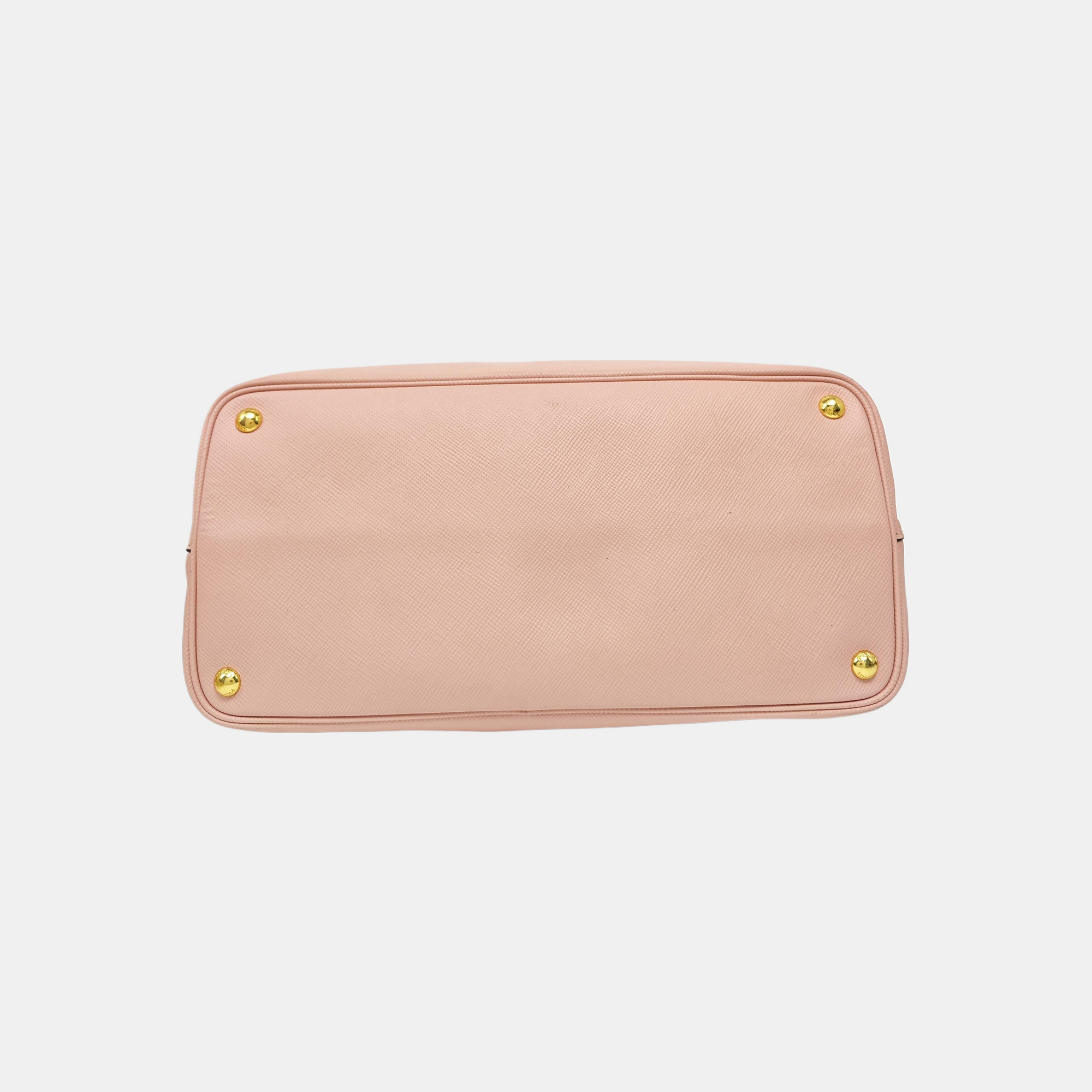 Double Large Saffiano Calfskin Pink