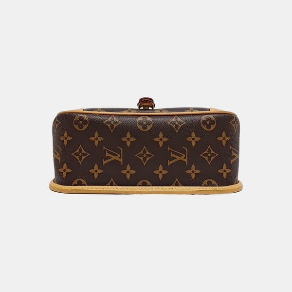DIANE Monogram Coated Canvas Brown