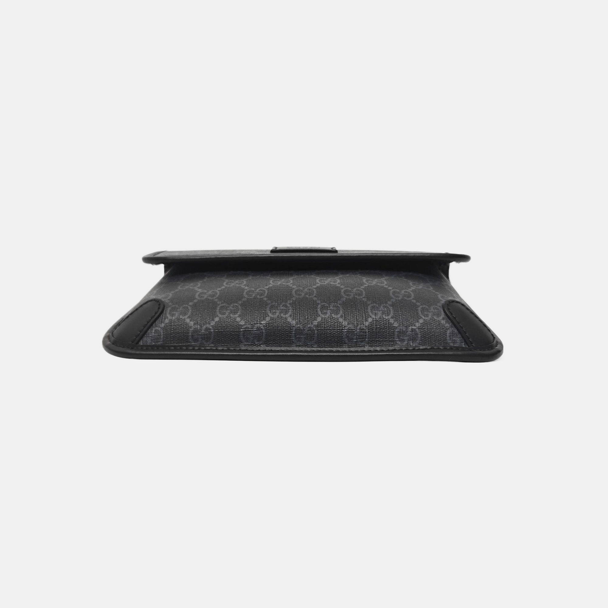 Neo Vintage Monogram Coated Canvas Black