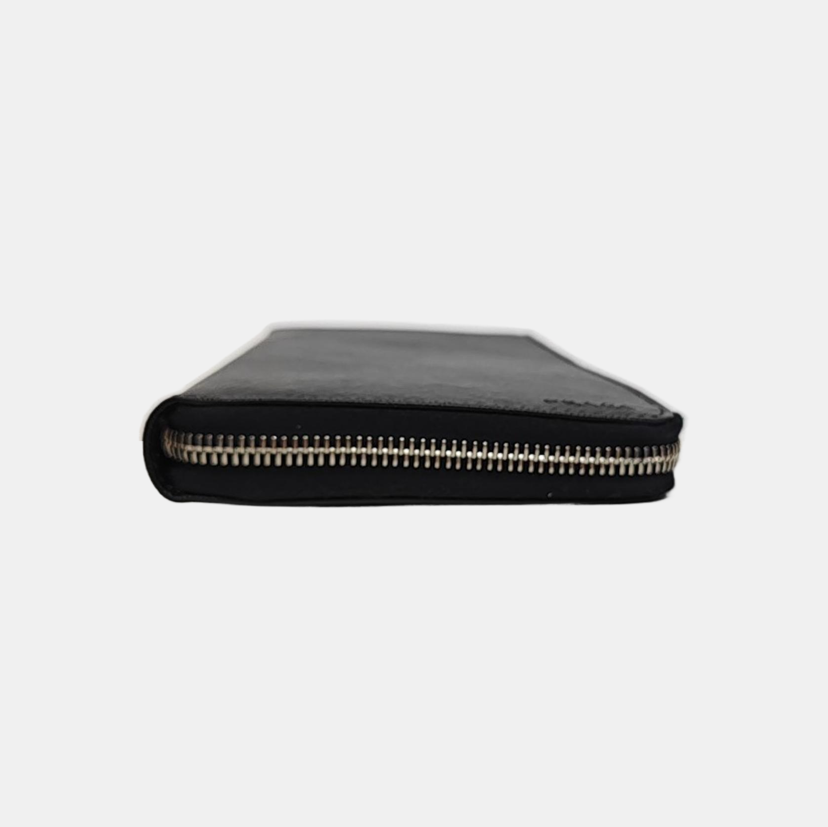 Saffiano Calfskin Clutch Black
