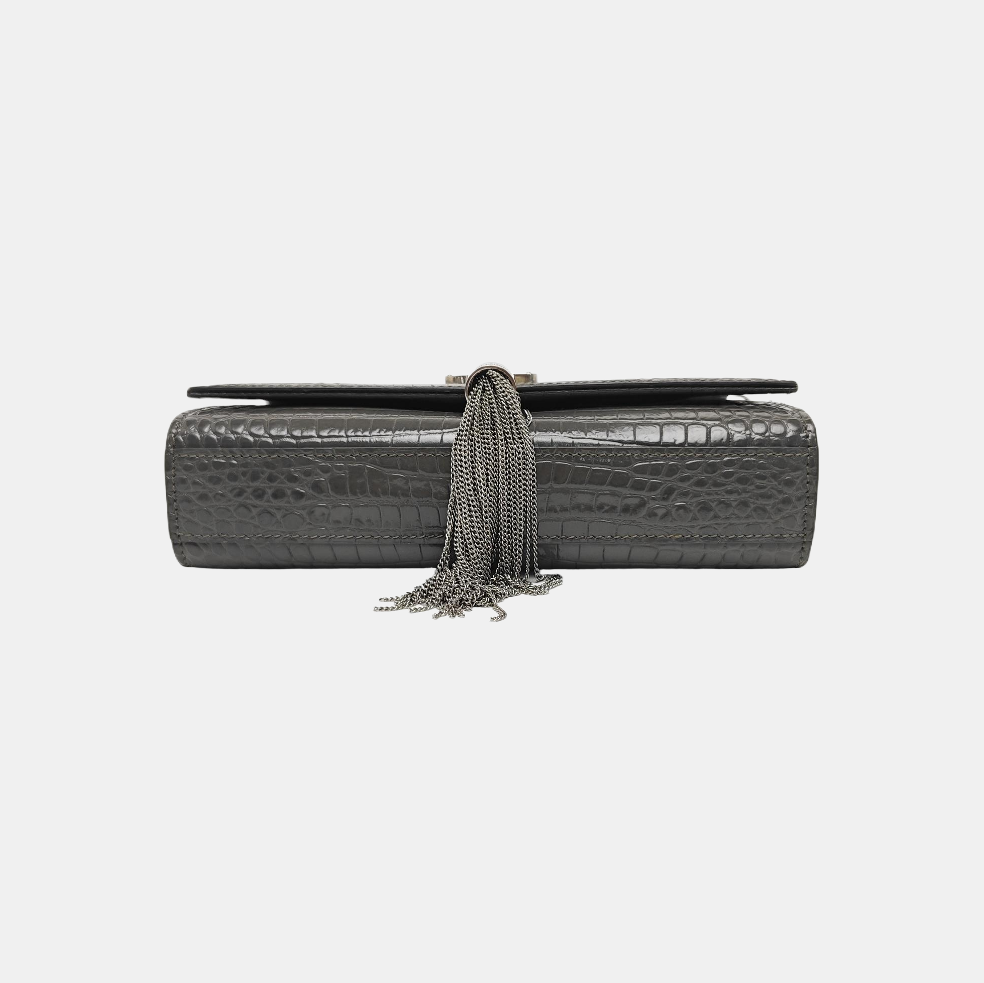 KATE Small Calfskin Gray
