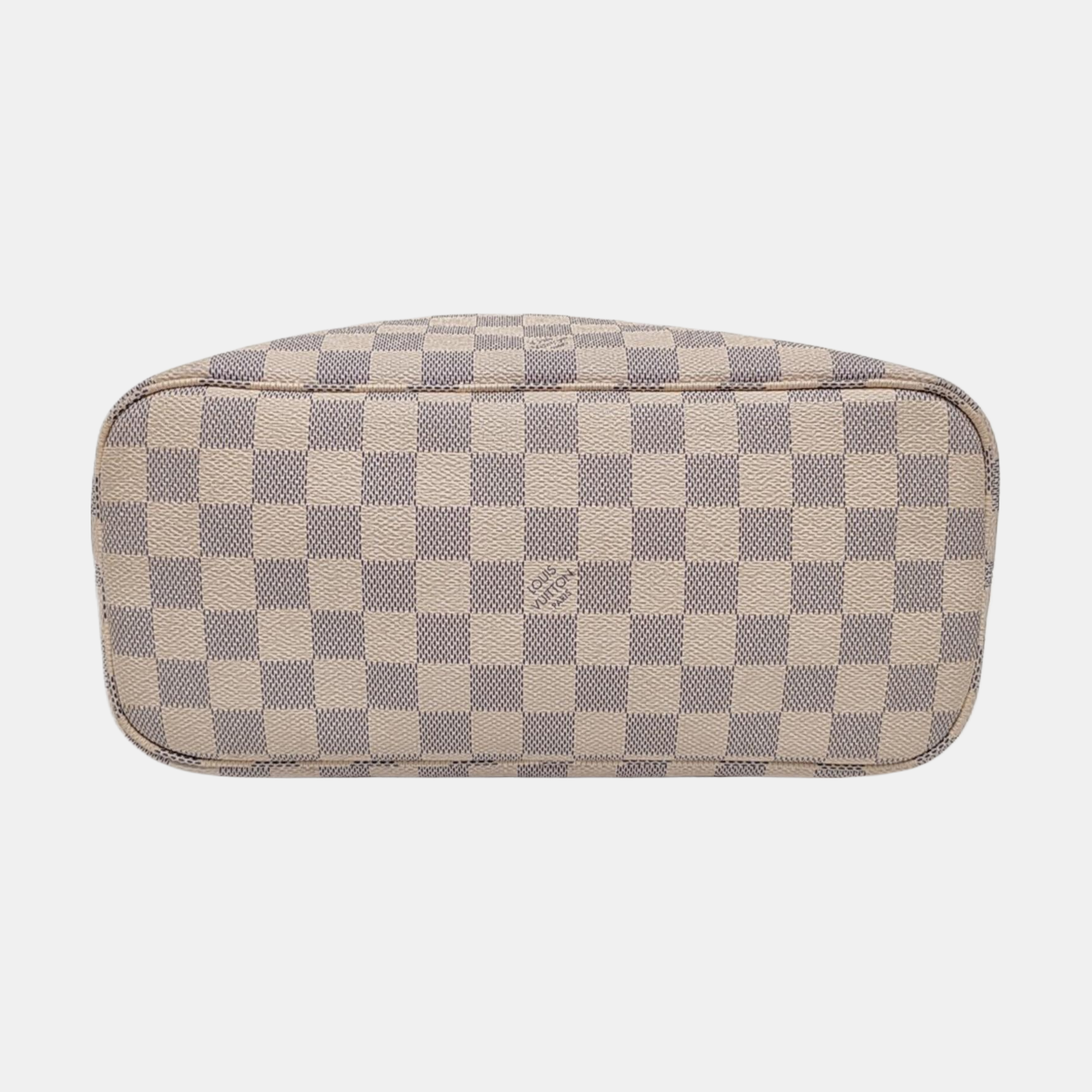 NEVERFULL PM Damier Azur Coated Canvas White