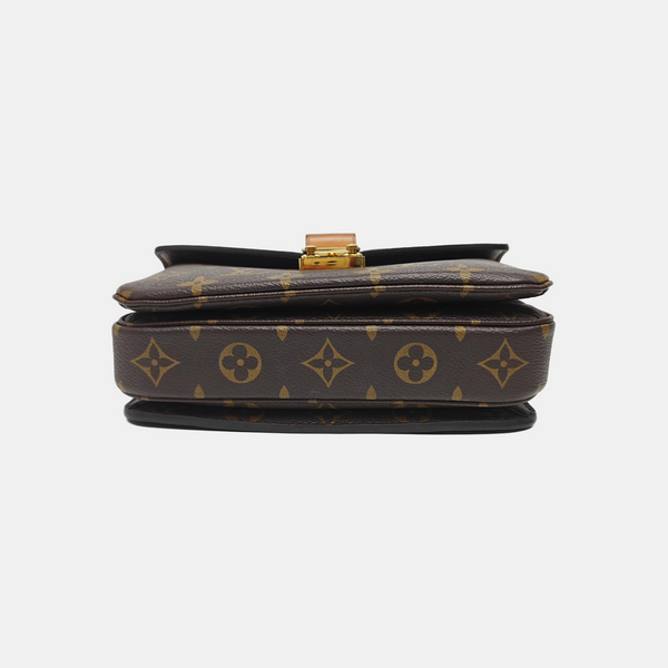 MÉTIS EAST WEST Monogram Coated Canvas Brown
