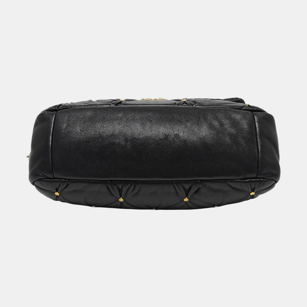 CHANEL 19 Small Quilted Lambskin Black