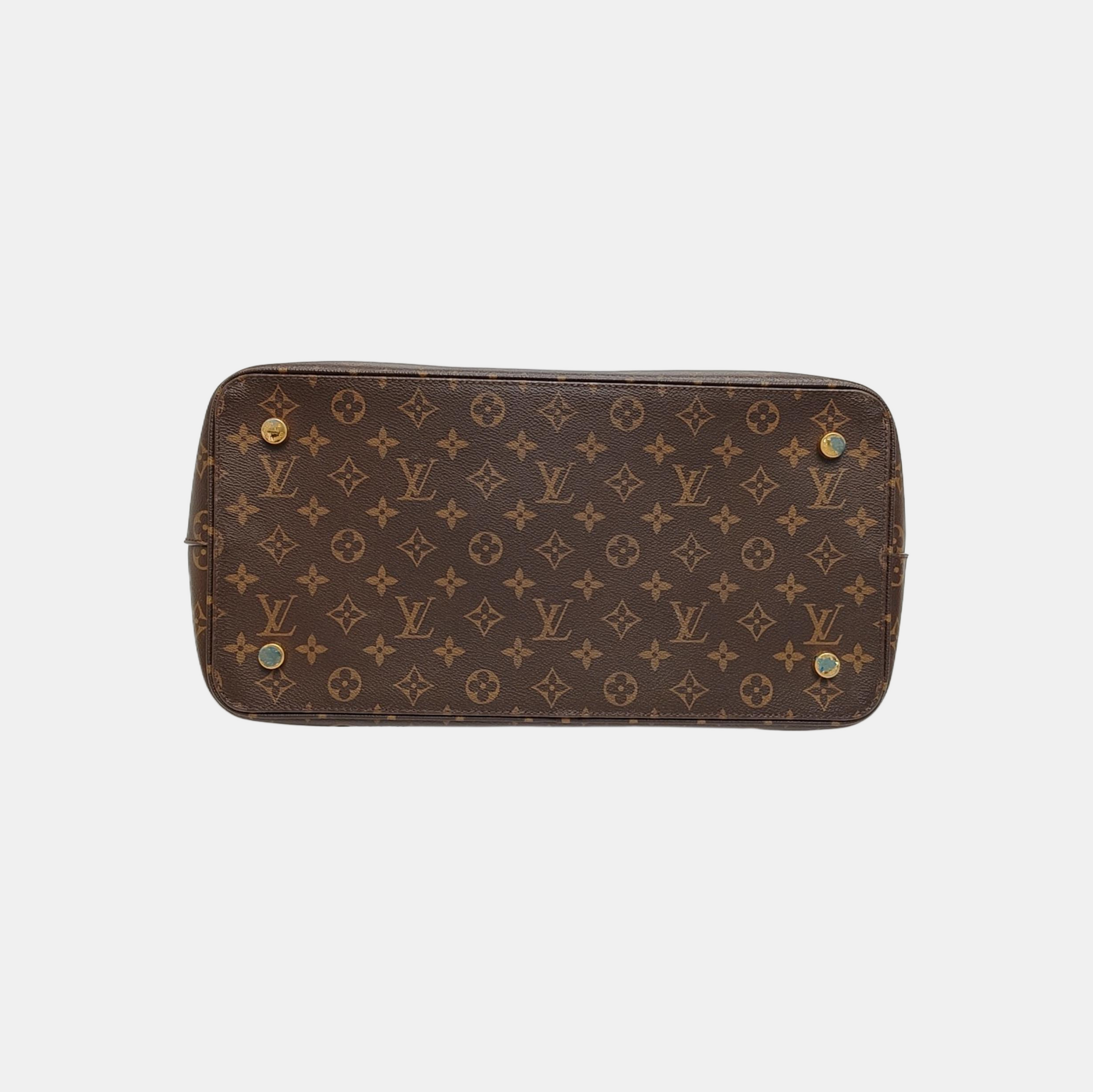 LOCKIT Monogram Coated Canvas Brown