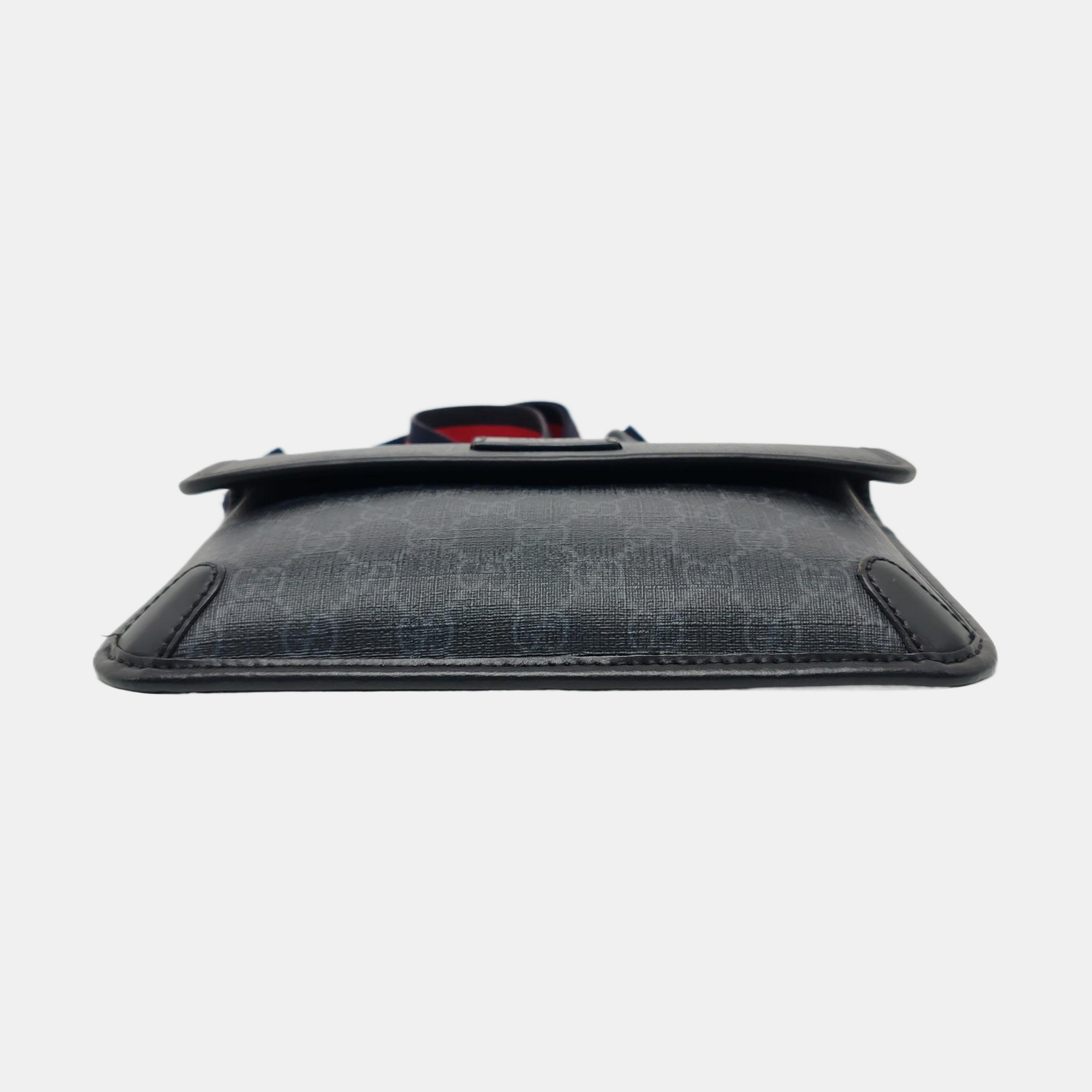 Neo Vintage Monogram Coated Canvas Black