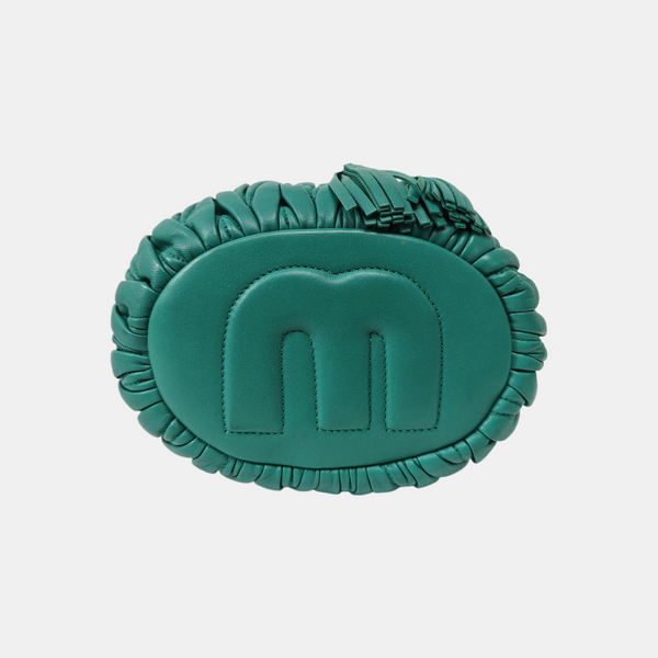 Matelassé Quilted Lambskin Green