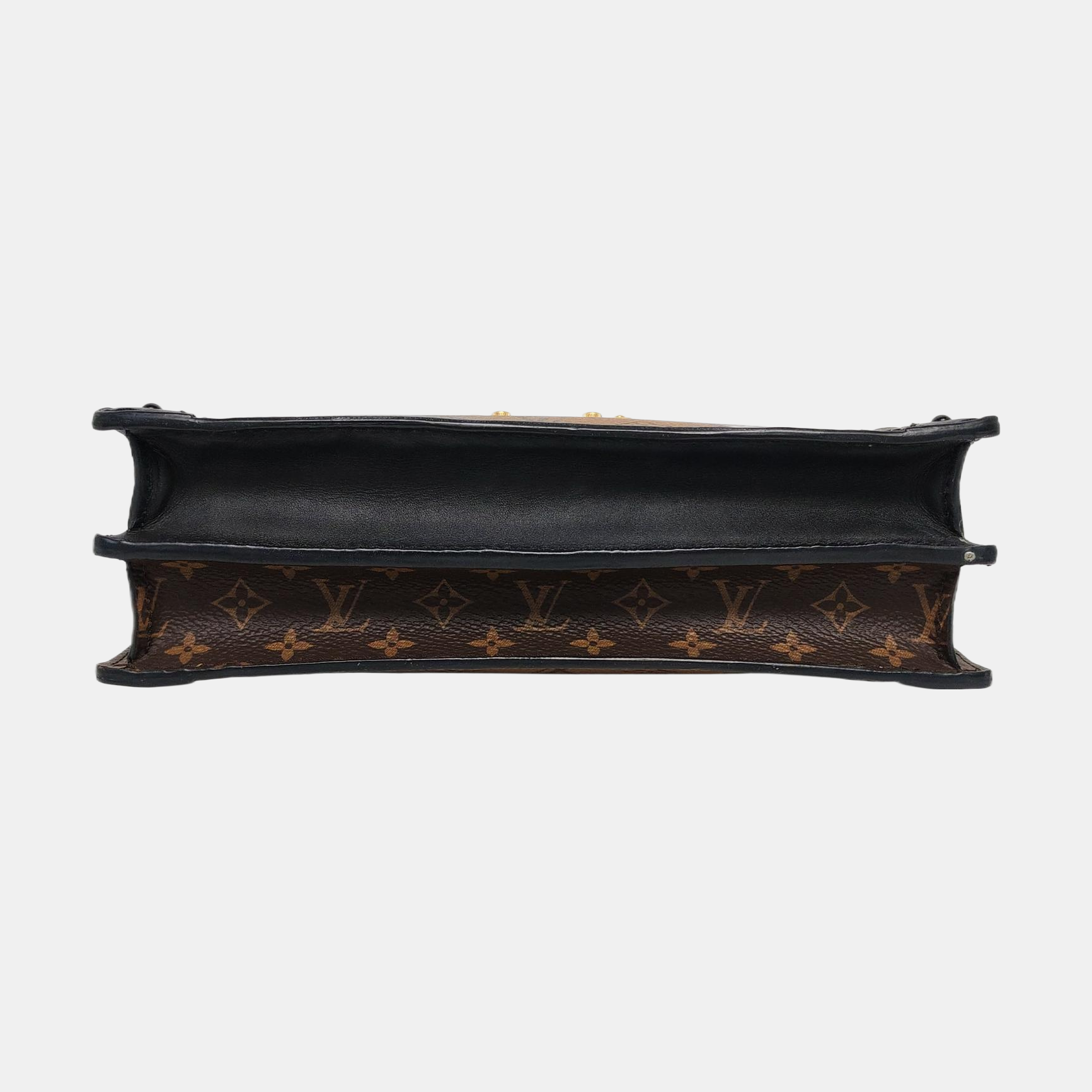TRUNK Monogram Coated Canvas Brown