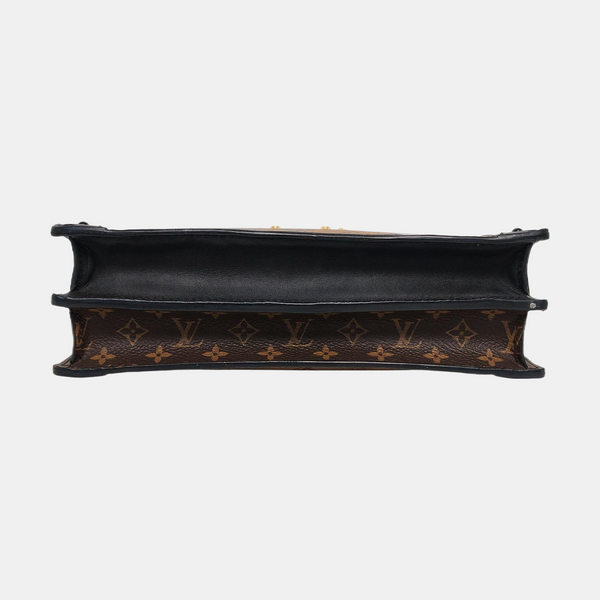 TRUNK Monogram Coated Canvas Brown
