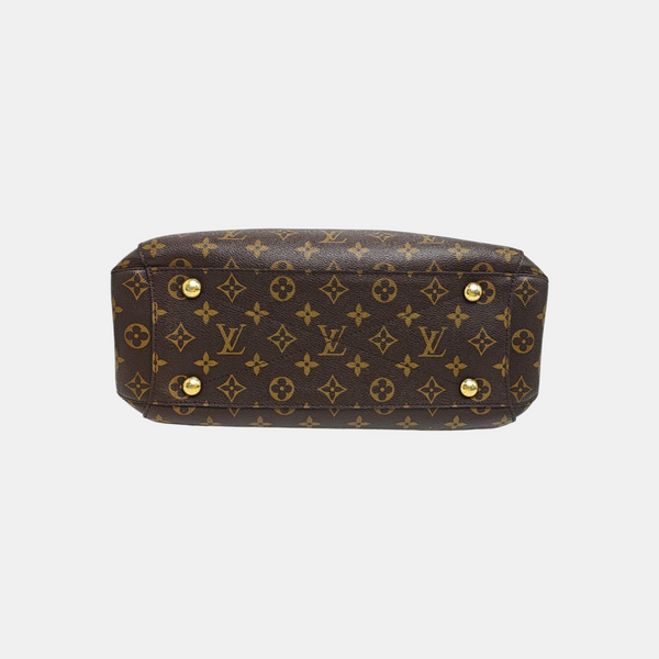 MONTAIGNE Monogram Coated Canvas Brown