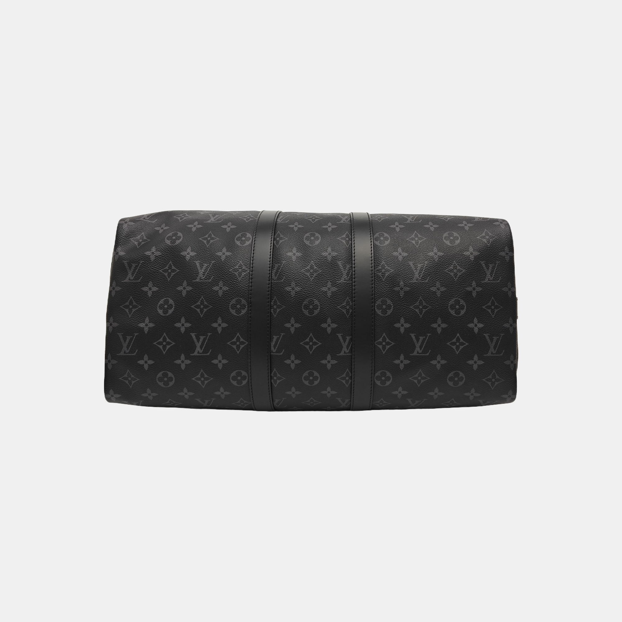KEEPALL 45 Monogram Coated Canvas Black