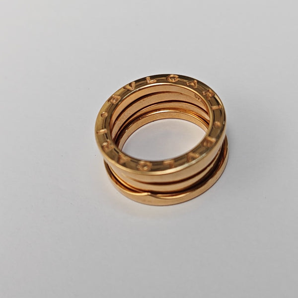 B.ZERO1 18k Rose Gold Ring EU 51
