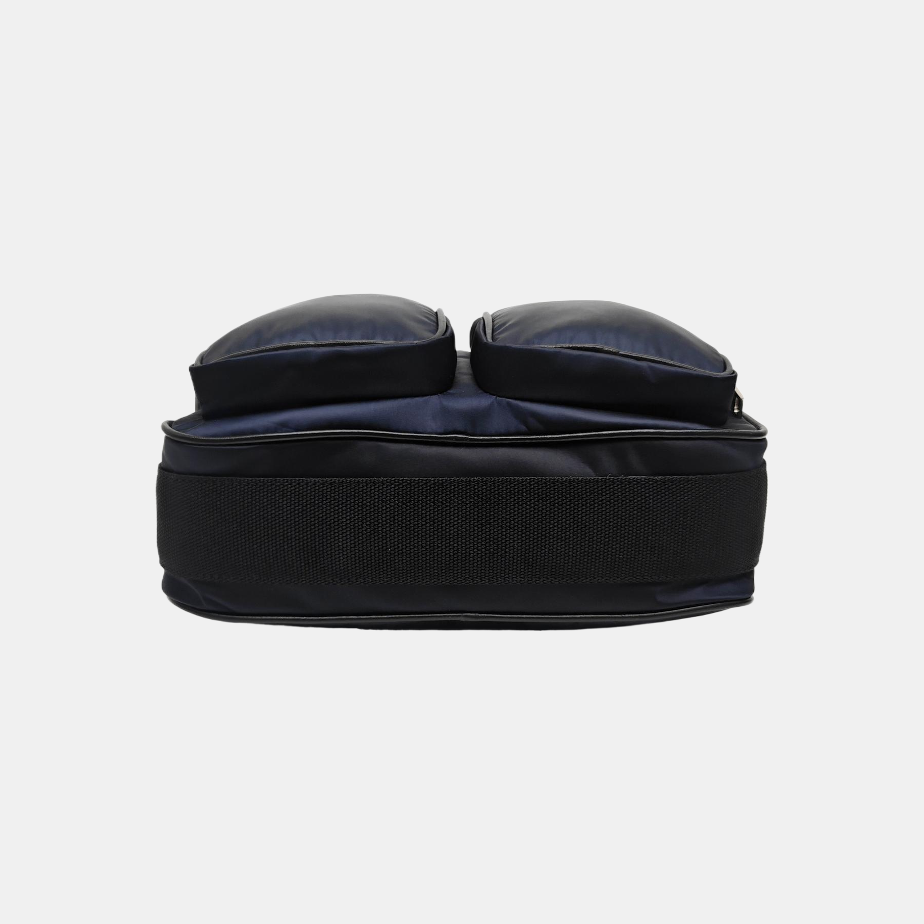 Nylon Shoulder Bag Blue