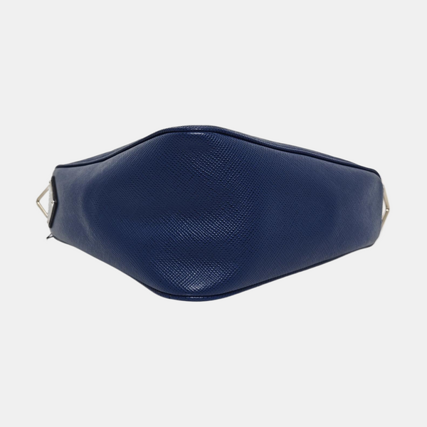 Authenticated pre-owned  Triangle Calfskin Blue - Shoulder Bag at Looply